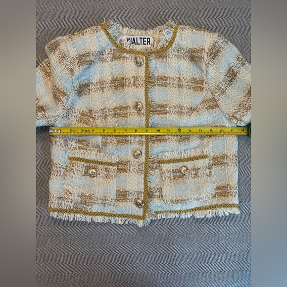 NWT Walter Baker Annabelle Jacket in Enchanted Tweed Size Medium - Picture 13 of 16